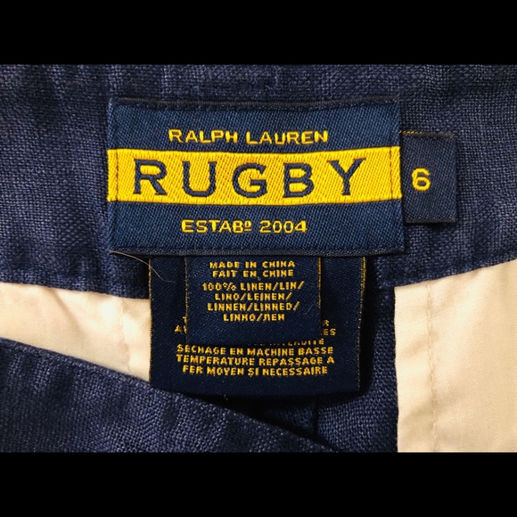 Navy Rugby 🏉 Ralph Lauren Shorts - Picture 2 of 8
